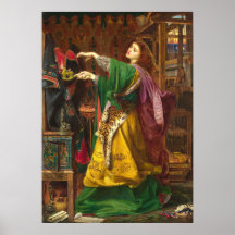 Beautiful woman painting