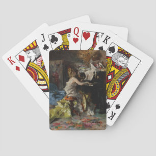 Beautiful Woman Playing the Piano (by Boldini) Cards