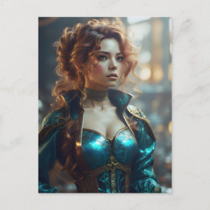 Beautiful Woman Postcard