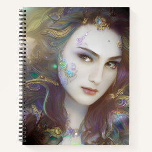 Beautiful Woman Spiral Notebook