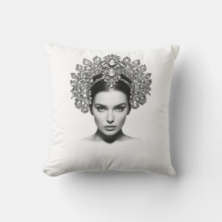 Beautiful Woman Unique Colour Art T-Shirt Cushion