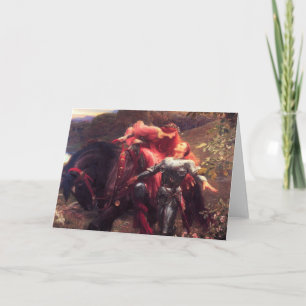 Beautiful Woman Without Mercy Greeting Card
