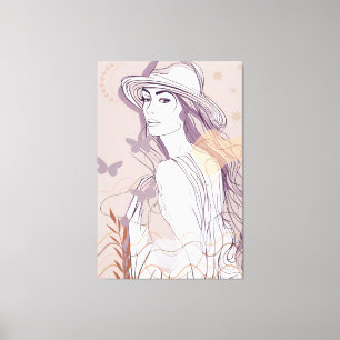 beautiful women canvas print