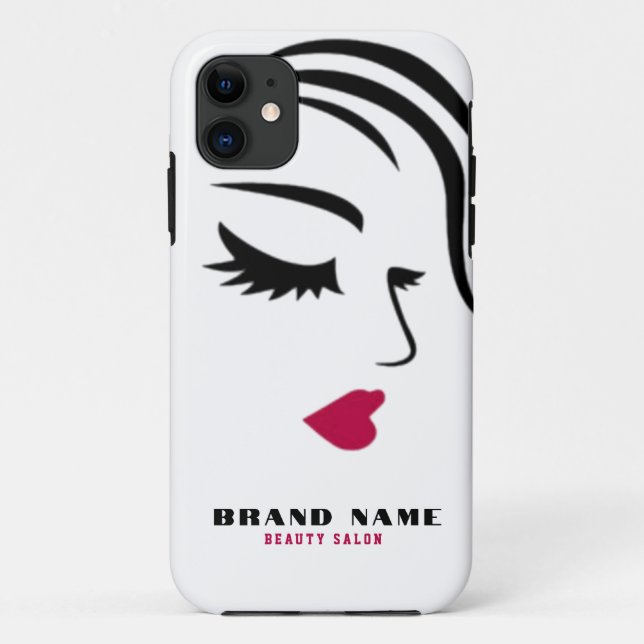 Beautiful Women hairdressing beauty salon brand Case-Mate iPhone Case (Back)