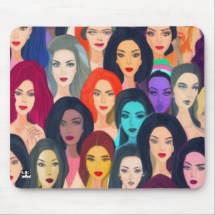 Beautiful Women Mouse Mat