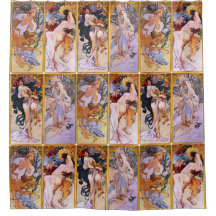 Beautiful women of Mucha