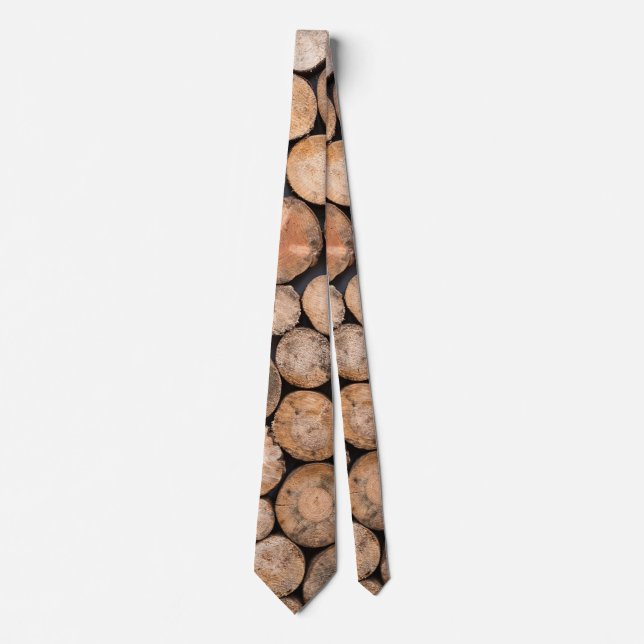 beautiful wood tie (Front)