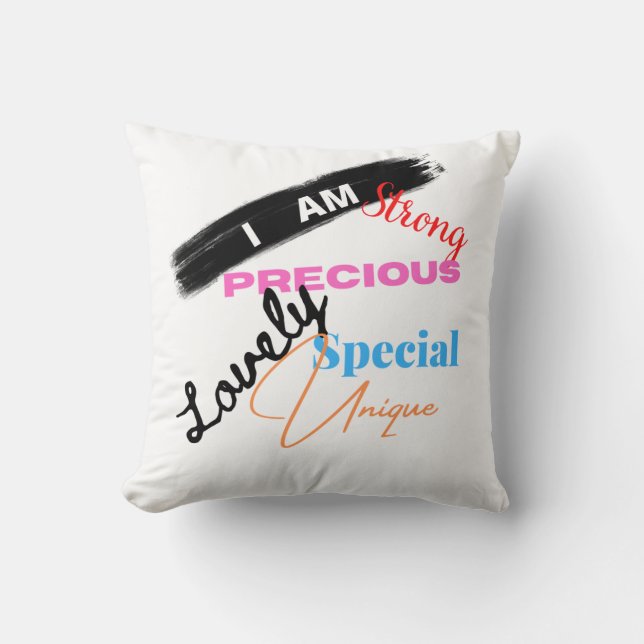 Beautiful Words Cushion (Front)
