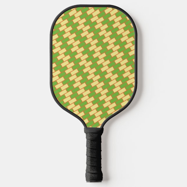 Beautiful Workout Yellow Green Pickleball Paddle (Front)