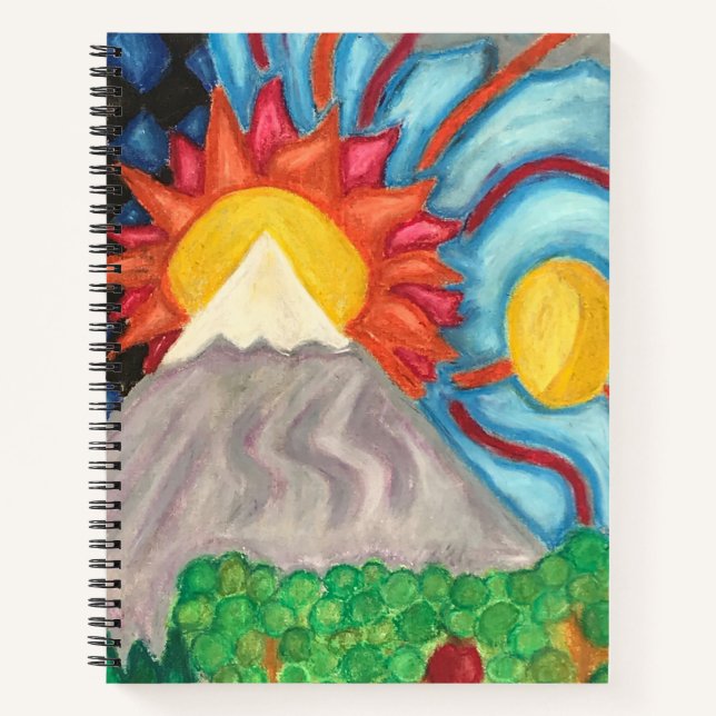 Beautiful World Spiral Notebook (Front)