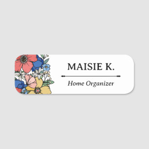 Beautiful Yellow Blue Coral Flowers Name Title Tag