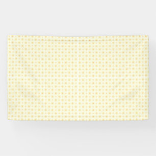 Beautiful Yellow Circles on White Background Banner