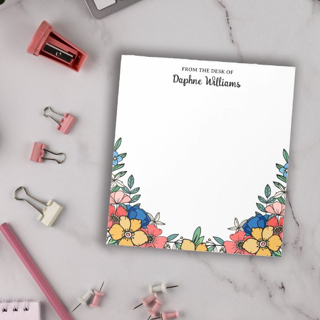 Beautiful Yellow Coral Floral From the Desk of Notepad (Creator Uploaded)