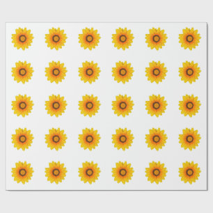 Beautiful Yellow Gazania Flower Gift Wrap