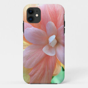 Beautiful Yellow, Orange & Pink Hibiscus Flower iPhone 11 Case