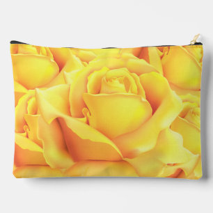 Beautiful Yellow Rose Accessory Pouch
