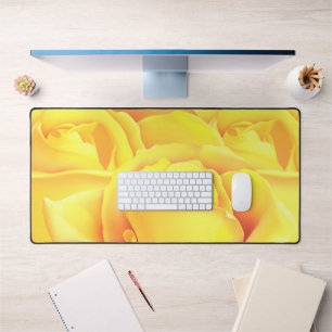 Beautiful Yellow Rose Desk Mat