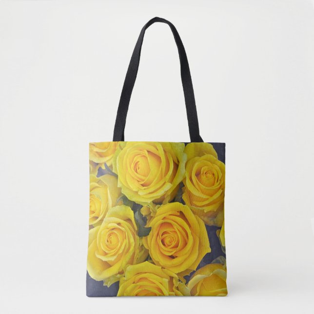 Beautiful yellow roses tote bag (Front)