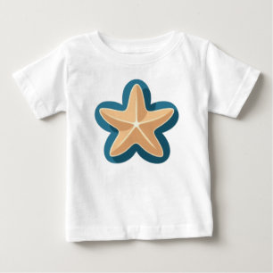Beautiful Yellow Starfish Baby T-Shirt