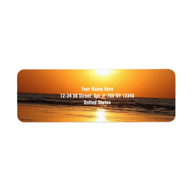 Beautiful Yellow Sunset 2 (Front)