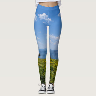 Beautiful Yellowstone Lake Leggings