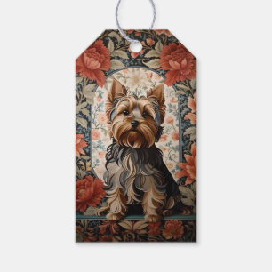Beautiful Yorkie Yorkshire Terrier Portrait Gift Tags