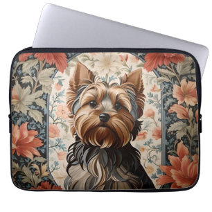Beautiful Yorkie Yorkshire Terrier Portrait Laptop Sleeve