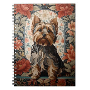 Beautiful Yorkie   Yorkshire Terrier Portrait Notebook
