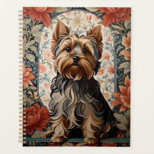 Beautiful Yorkie Yorkshire Terrier Portrait Planner