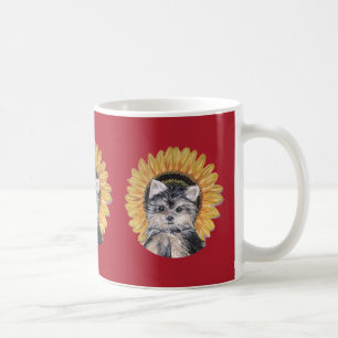 Beautiful Yorkshire Terrier Dog Coffee Mug