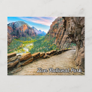 Beautiful Zion National Park, Utah, USA Postcard