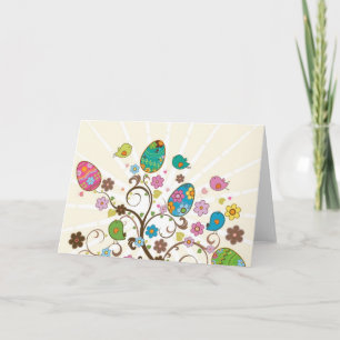 Beautifull East Eggs Design! Holiday Card