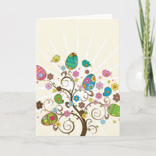Beautifull East Eggs Design! Holiday Card