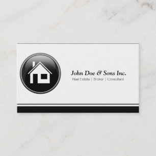 Beautifull Real Estate Broker icon Business Card