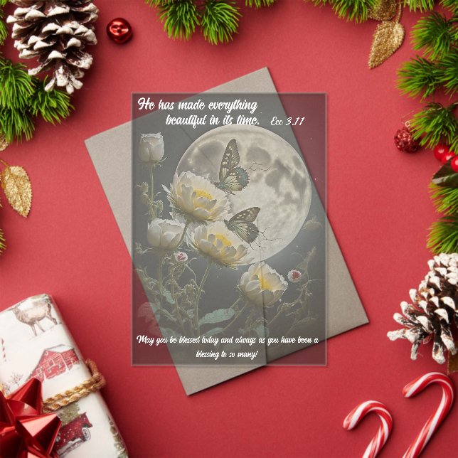 Beautifully and Wonderfully Made Acrylic Invitations (Insitu (Holiday))