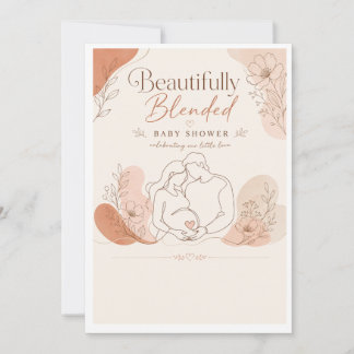 Beautifully Blended Baby Shower Invitation