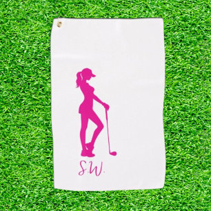 beautifully crafted lady golf golf towel