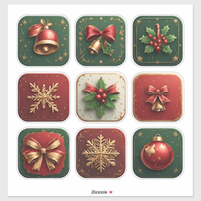 Beautifully designed Christmas cookies (Sheet)