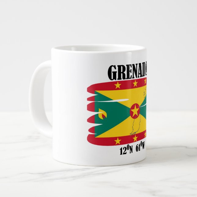 Beautifully designed Grenada mug (Front Left)