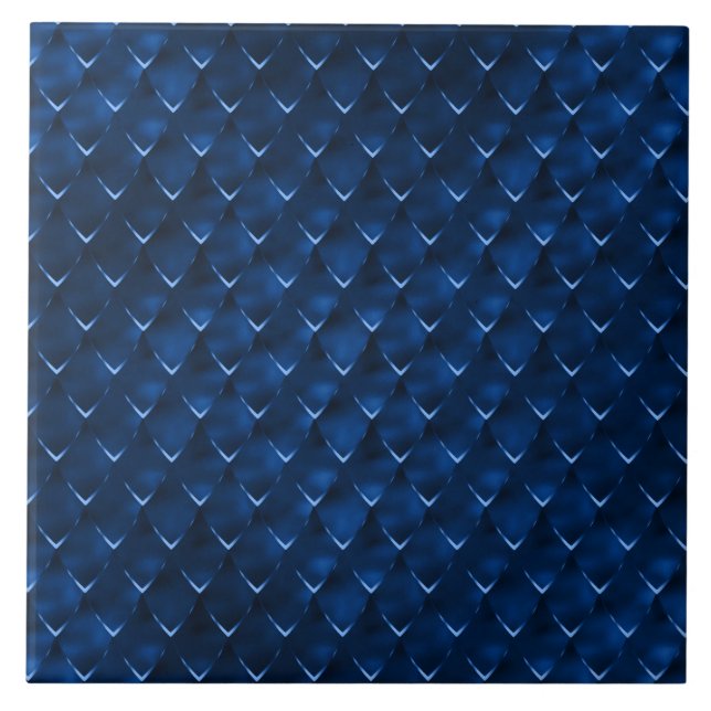 Beautifully elegant modern blue tile (Front)
