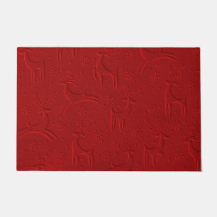 Beautifully Embossed Christmas Door Mat