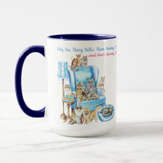Beautifully Illustrated Crazy Cat Lady Customised Mug