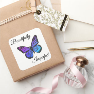 Beautifully Imperfect Square Sticker