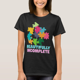 Beautifully Incomplete Colourful Puzzle Piece T-Shirt
