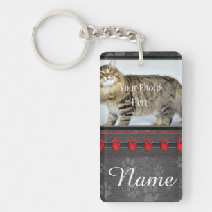 Beautifully Personalized Dog or Cat Memorial Key Ring