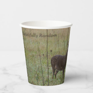 Beautifully Random: whitetail deer BUCK paper cup