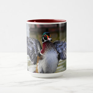 Beautifully Striking Wood Duck Florida Photography Mug