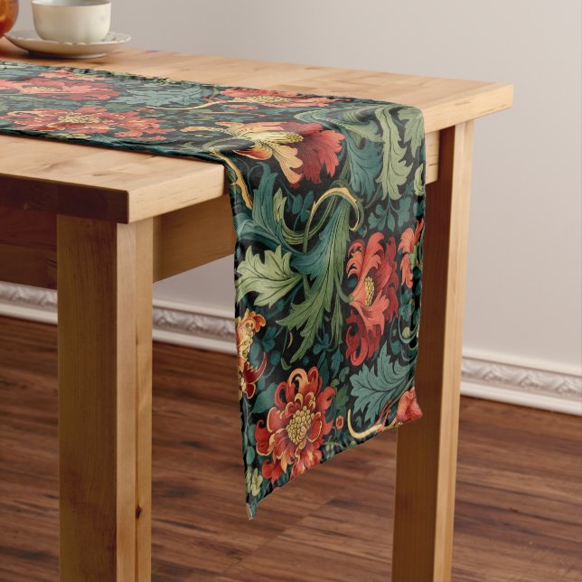 BeautifulWilliam Morris Medium Table Runne Runner (In Situ)