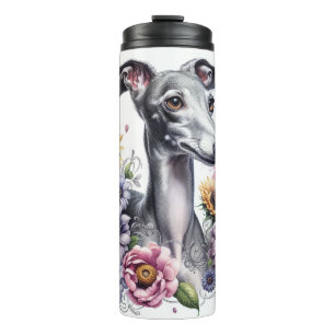 Beautilul lItalian Greyhound Dog Thermal Tumbler