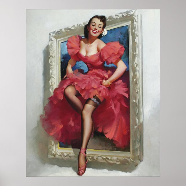 Beautìul Women Step Out Pin Up Poster (Front)